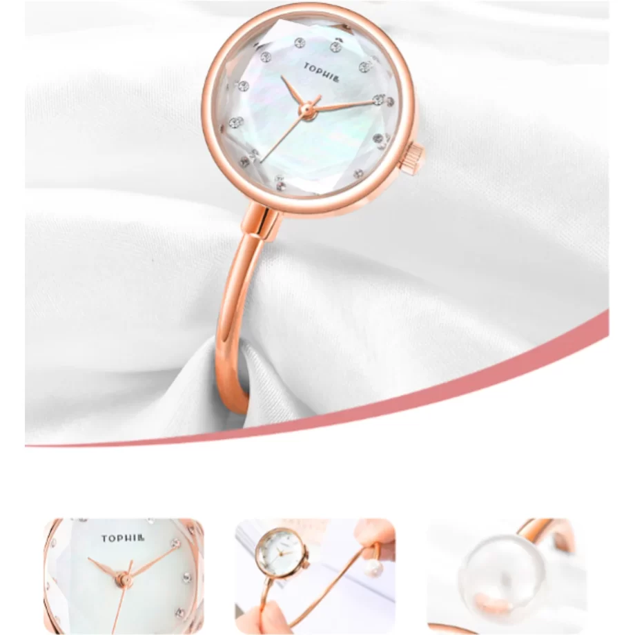 Stylish Rose Gold Watch – Timeless Elegance for Women