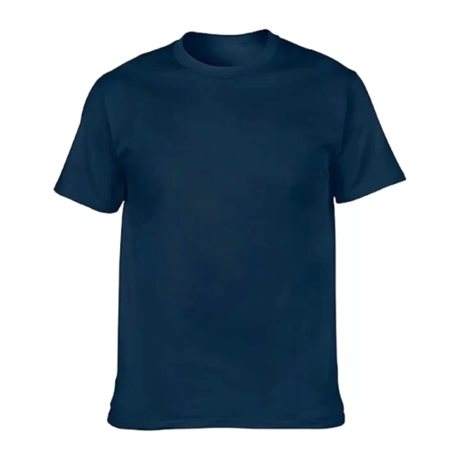 Classic navy 100% cotton top for women, offering timeless style and comfort